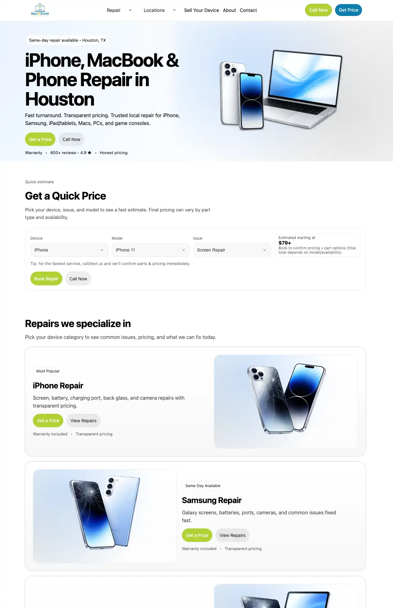 Latest Website Project