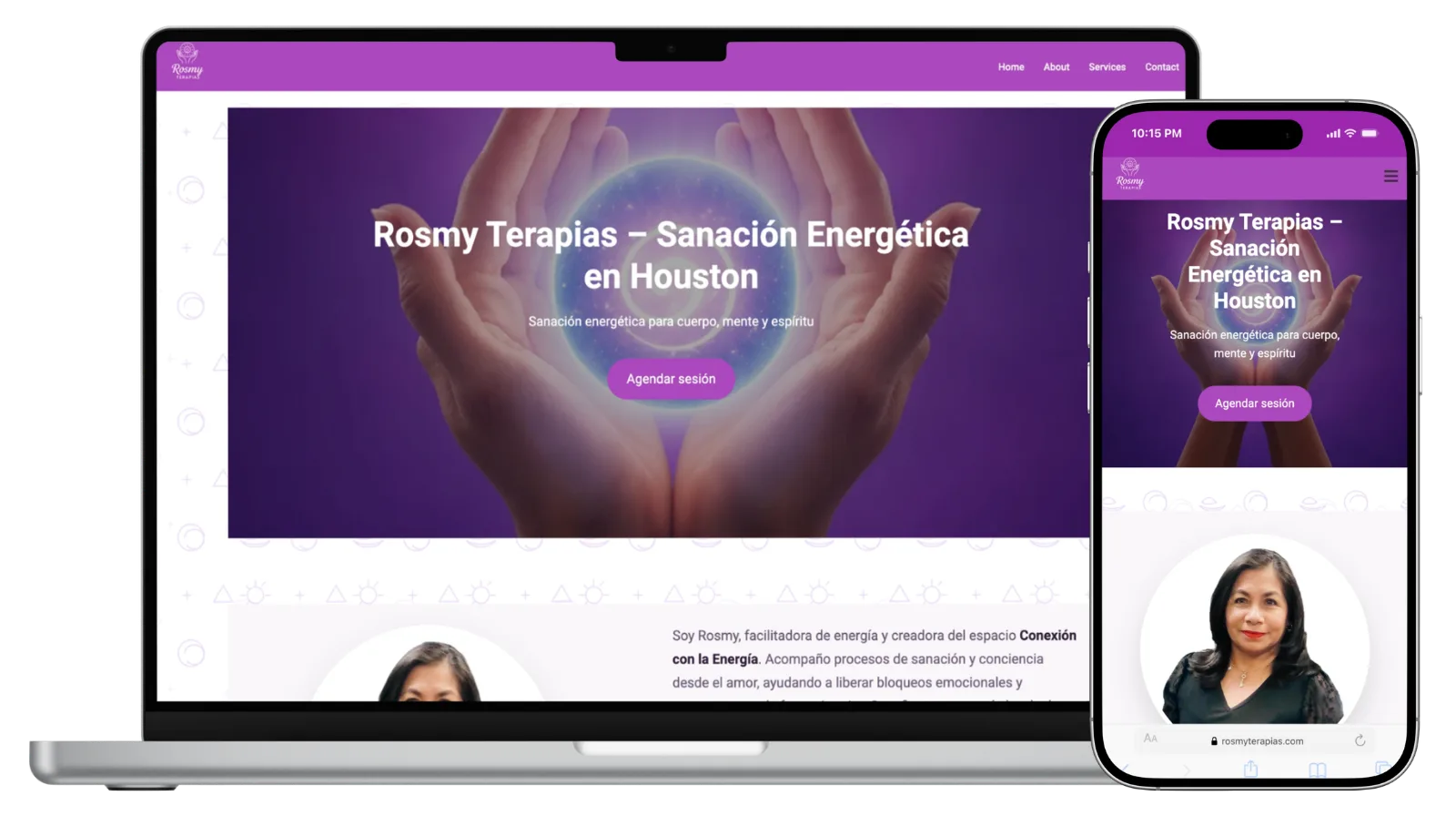 Rosmy Terapias Website Preview