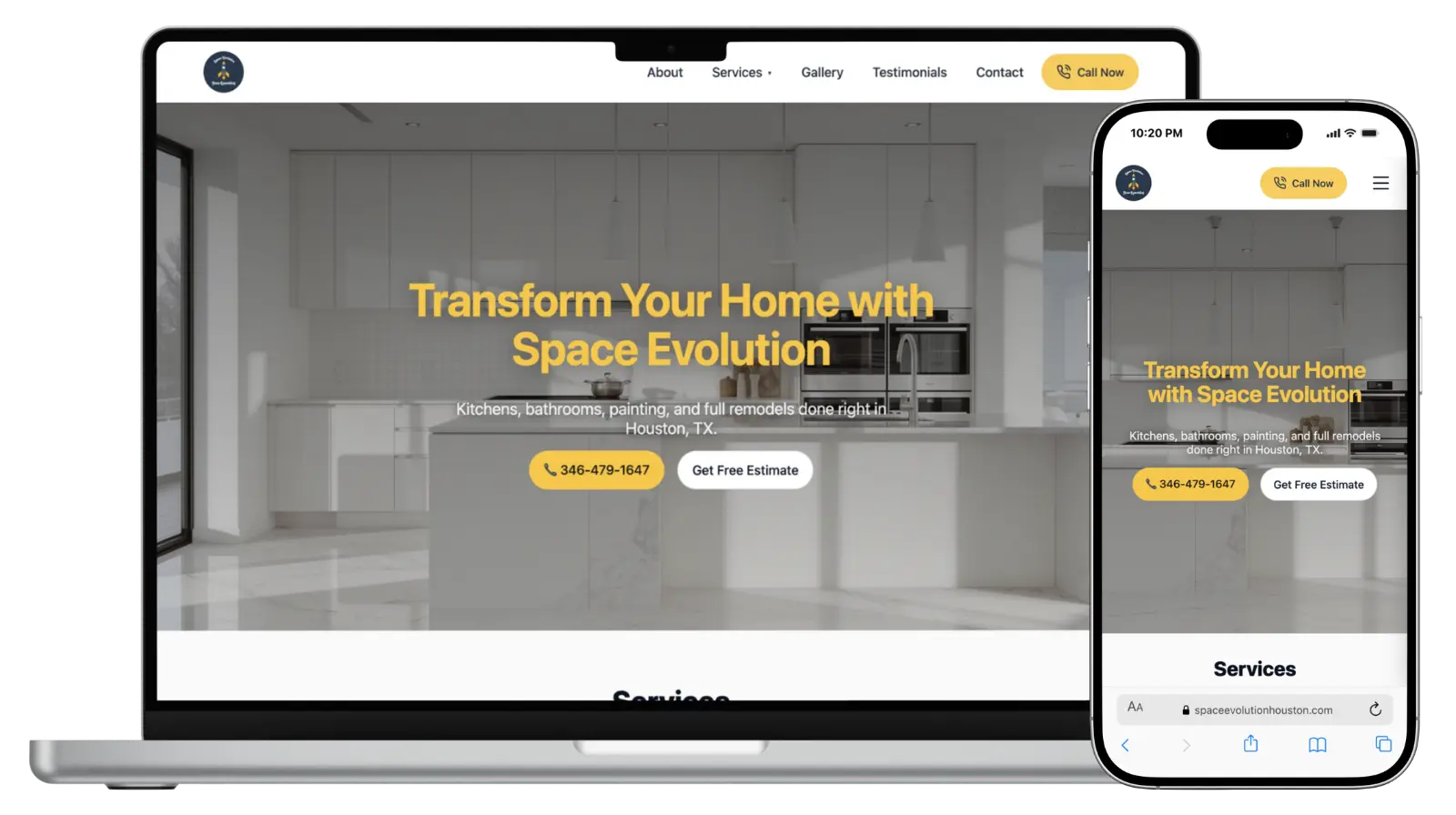 Space Evolution Website Preview